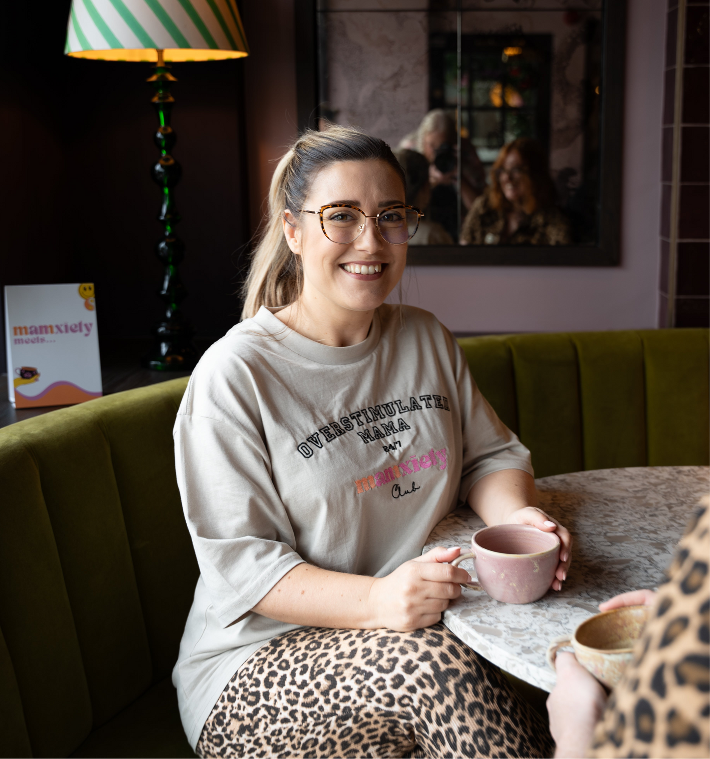 Mamxiety 'Overstimulated Mama' Oversized T-shirt