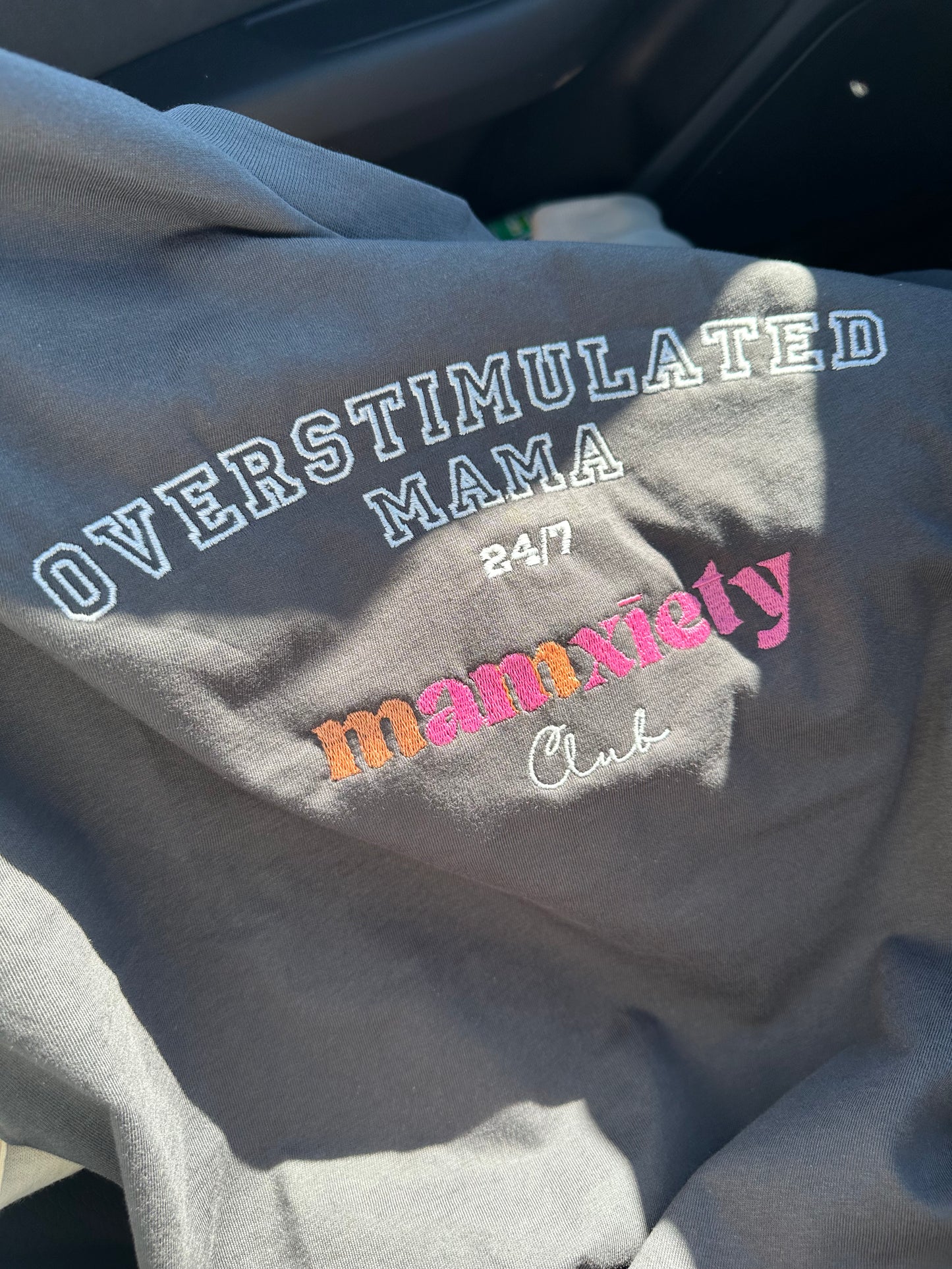 Mamxiety 'Overstimulated Mama' Oversized T-shirt