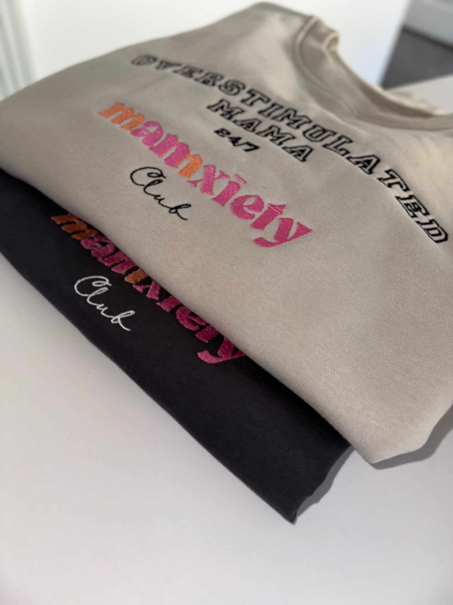 Mamxiety 'Overstimulated Mama' Oversized Sweatshirt